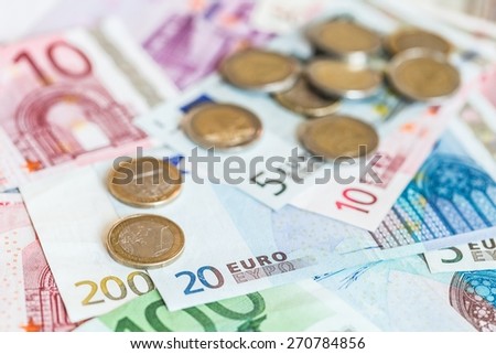 Euro Symbol, European Union Currency, Currency.