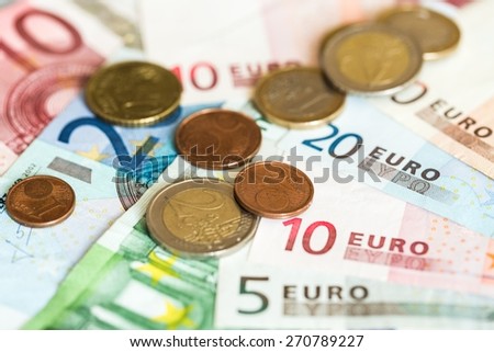 European Union Currency, Currency, Coin.