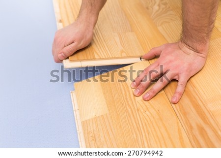 Floor. Installing Laminate Flooring
