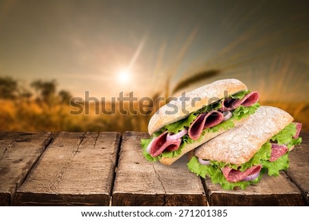 Sandwich, Bread, Healthy Eating.