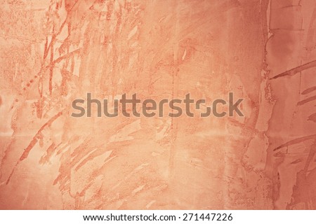 Paint. Stone red painted wall surface