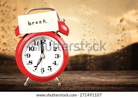 Break. Clock