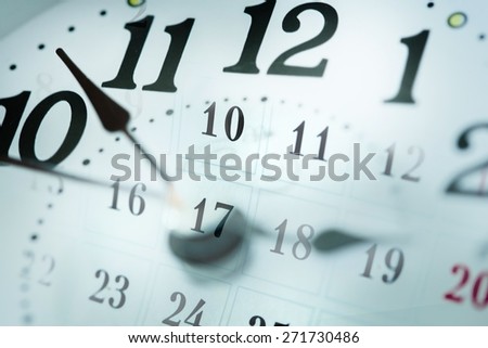 Calendar, Clock, Time.