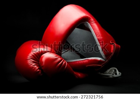 Boxing Glove. Two red boxing gloves