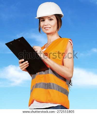 Construction, Women, Female.