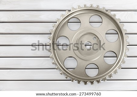 Watch. Watch gears and mechanical parts