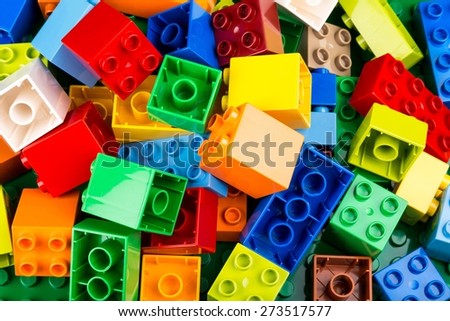 Lego. Heap of LEGO Blocks.