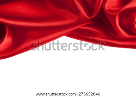 Silk. Red silk