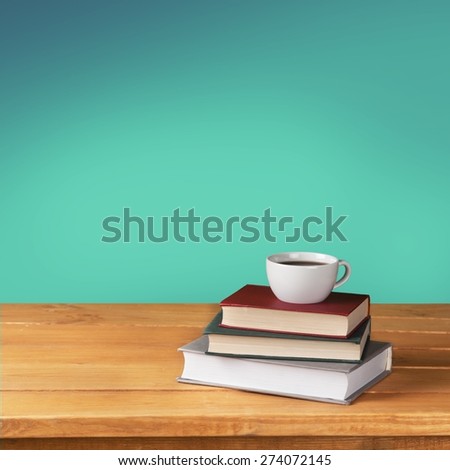 Tea, book, page.