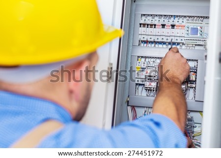 Electrician, repairing, test.