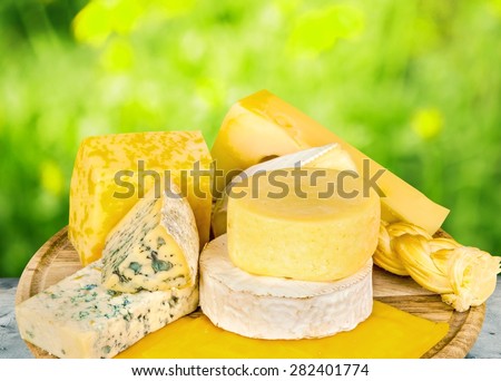 Cheese, Tray, Plate.