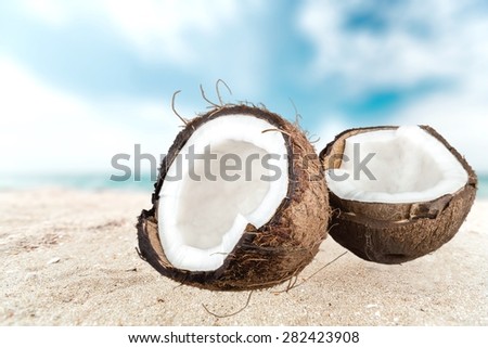 Coconut, Tropical Climate, Fruit.