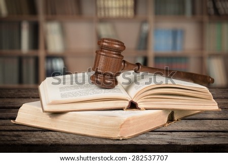Law, Book, Gavel.