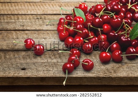 Cherry, Fruit, Red.