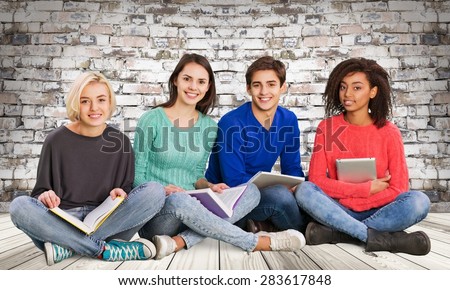 Students, university, group.