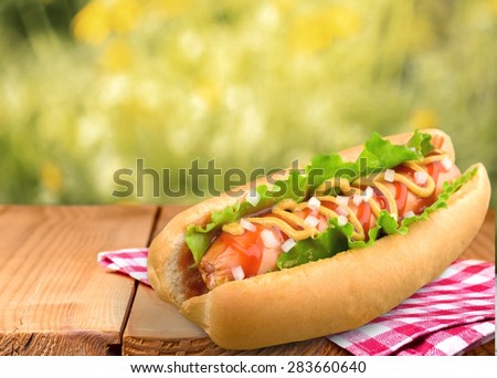 Hot Dog, Food, Fast Food.