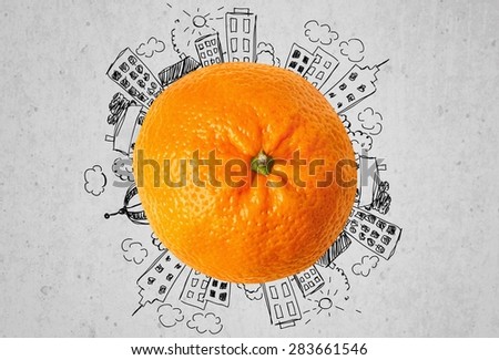 Orange, Mandarin Orange, Human Skin.