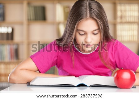 Reading, kid, book.