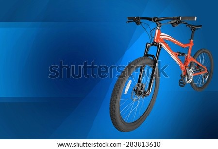 Bicycle, Mountain Bike, Isolated.