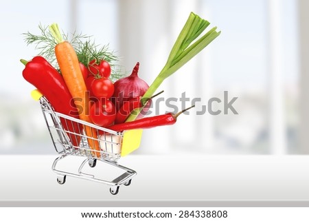 Vegetable, Fruit, Basket.