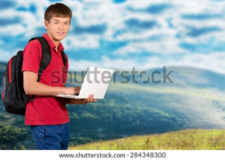 Student, Computer, Laptop.