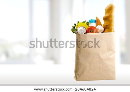 Bag, Groceries, Shopping.