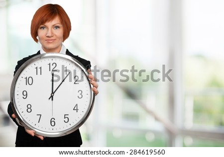 Clock, Women, Clock Face.