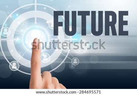 Future, Human Finger, Pointing.