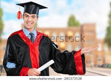 Graduation, Black, Student.