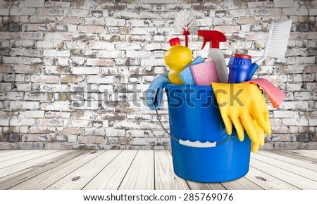 Cleaning, Cleaning Equipment, Bucket.