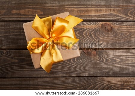 Gift, box, wood.