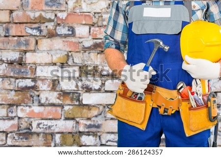 Handyman, men, belt.