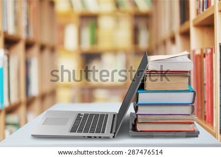 Book, Education, Laptop.