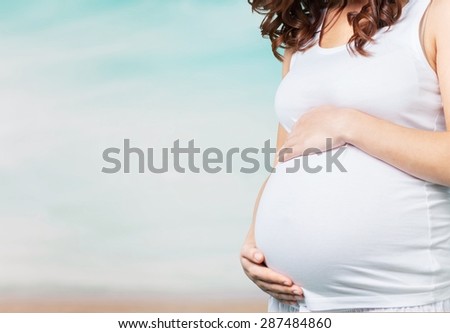 Pregnant, mom, hair.
