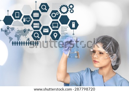 Laboratory, Scientist, Women.