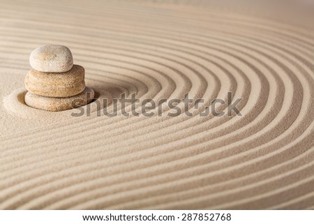 Sand, zen, japan.