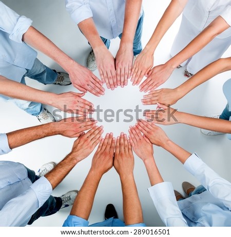Human Hand, Community, Multi-Ethnic Group.