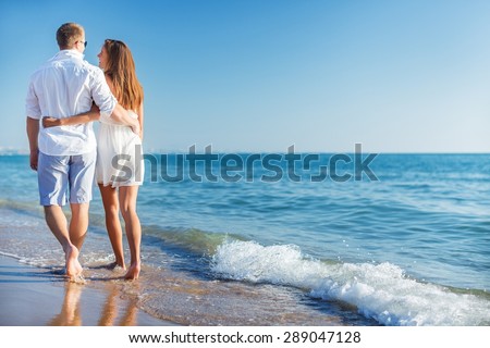 Beach, honeymoon, love.