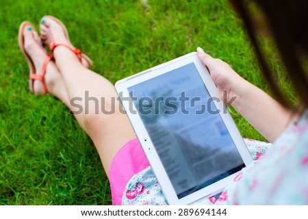 Newspaper, The Media, Digital Tablet.