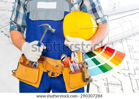 Handyman, men, belt.