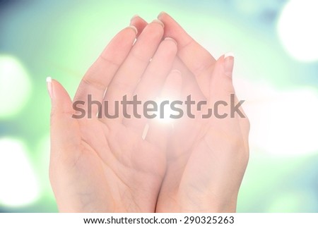 Human Hand, Praying, Light.