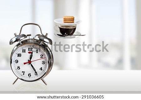 Morning, Clock, Coffee.