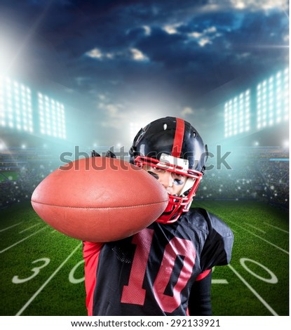 Football Player, American Football, Catching.