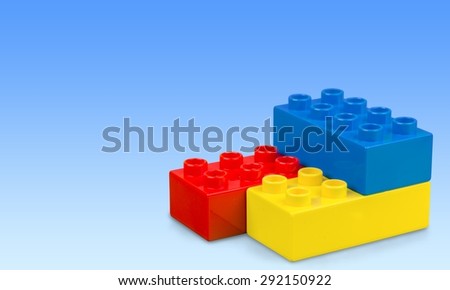 Plastic Block, Block, Toy.