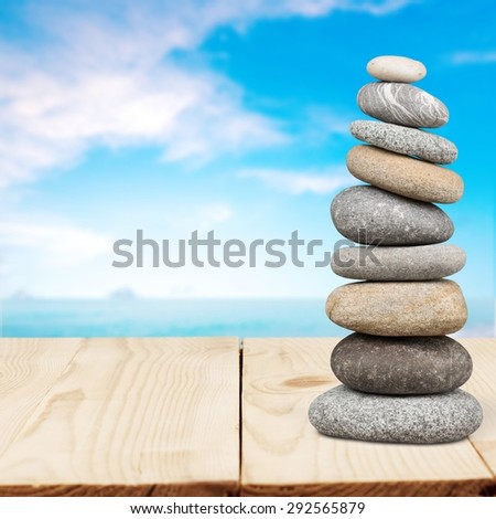 Balance, Stone, Zen-like.