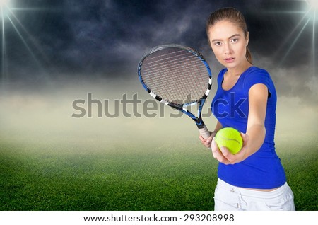 Tennis, Women, Playing.