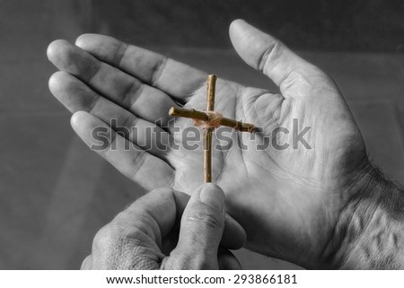 Cross, Cross Shape, Praying.