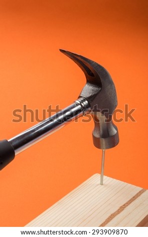 Hammer, Nail, Work Tool.
