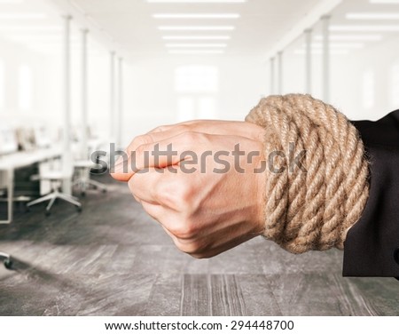 Tied Up, Human Hand, Tied Knot.