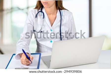 Doctor, Healthcare And Medicine, Computer.